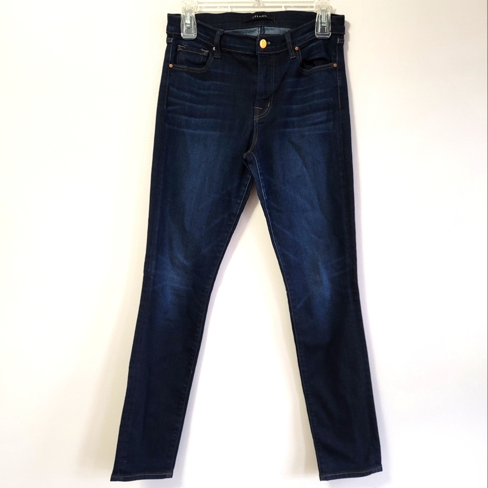 J Brand Skinny Leg Jeans Women's Covert Dark Wash Stretch Denim Size 29